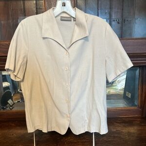 Vintage beige button up